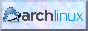 text saying arch linux next to a blahaj